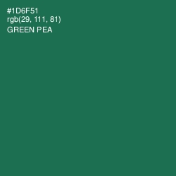 #1D6F51 - Green Pea Color Image