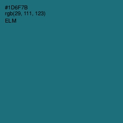 #1D6F7B - Elm Color Image