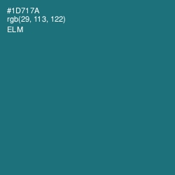 #1D717A - Elm Color Image