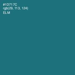 #1D717C - Elm Color Image