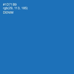 #1D71B9 - Denim Color Image