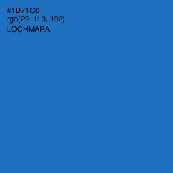 #1D71C0 - Lochmara Color Image