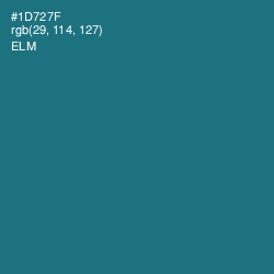 #1D727F - Elm Color Image