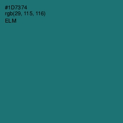 #1D7374 - Elm Color Image