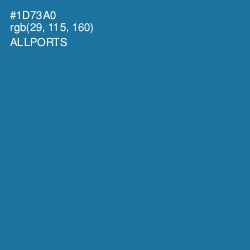 #1D73A0 - Allports Color Image