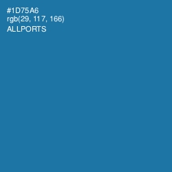 #1D75A6 - Allports Color Image