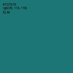 #1D7676 - Elm Color Image