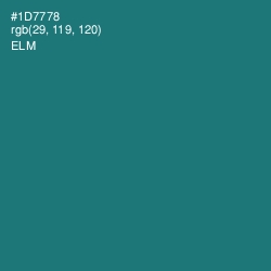 #1D7778 - Elm Color Image