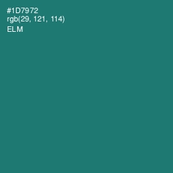 #1D7972 - Elm Color Image