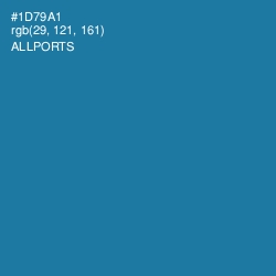 #1D79A1 - Allports Color Image