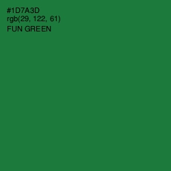 #1D7A3D - Fun Green Color Image