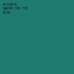 #1D7B70 - Elm Color Image