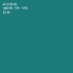 #1D7B7B - Elm Color Image