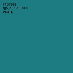 #1D7B82 - Blue Lagoon Color Image