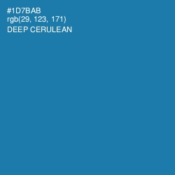 #1D7BAB - Deep Cerulean Color Image