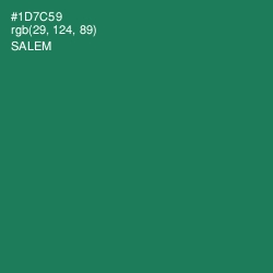 #1D7C59 - Salem Color Image