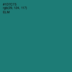 #1D7C75 - Elm Color Image