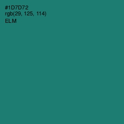 #1D7D72 - Elm Color Image