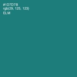 #1D7D7B - Elm Color Image