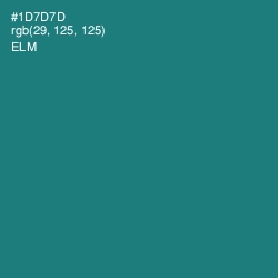 #1D7D7D - Elm Color Image
