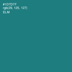 #1D7D7F - Elm Color Image