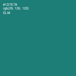 #1D7E78 - Elm Color Image