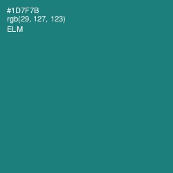 #1D7F7B - Elm Color Image