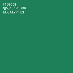 #1D8058 - Eucalyptus Color Image