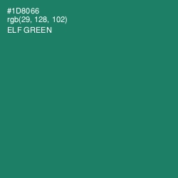 #1D8066 - Elf Green Color Image