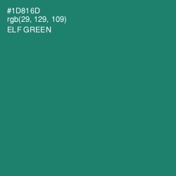 #1D816D - Elf Green Color Image
