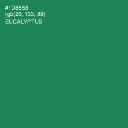 #1D8558 - Eucalyptus Color Image