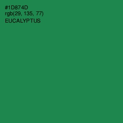 #1D874D - Eucalyptus Color Image