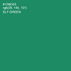 #1D8C65 - Elf Green Color Image