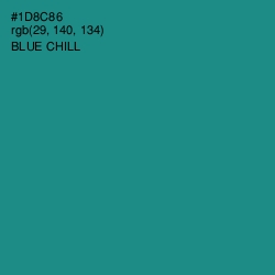 #1D8C86 - Blue Chill Color Image