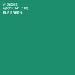 #1D8D6E - Elf Green Color Image