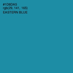 #1D8DA5 - Eastern Blue Color Image