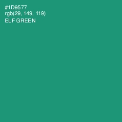 #1D9577 - Elf Green Color Image