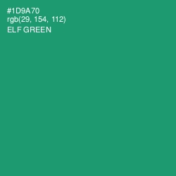 #1D9A70 - Elf Green Color Image