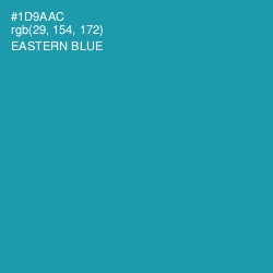 #1D9AAC - Eastern Blue Color Image