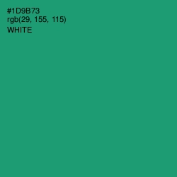 #1D9B73 - Elf Green Color Image