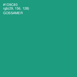 #1D9C80 - Gossamer Color Image