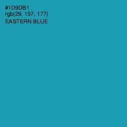 #1D9DB1 - Eastern Blue Color Image