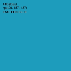 #1D9DBB - Eastern Blue Color Image