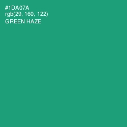 #1DA07A - Green Haze Color Image