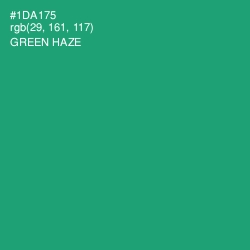 #1DA175 - Green Haze Color Image