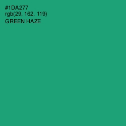 #1DA277 - Green Haze Color Image