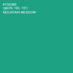 #1DA383 - Mountain Meadow Color Image