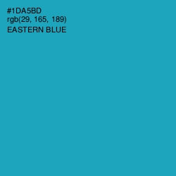 #1DA5BD - Eastern Blue Color Image