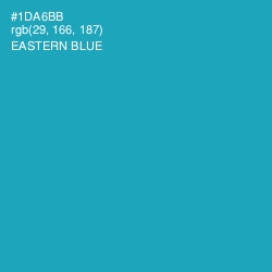 #1DA6BB - Eastern Blue Color Image