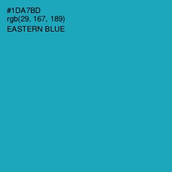 #1DA7BD - Eastern Blue Color Image